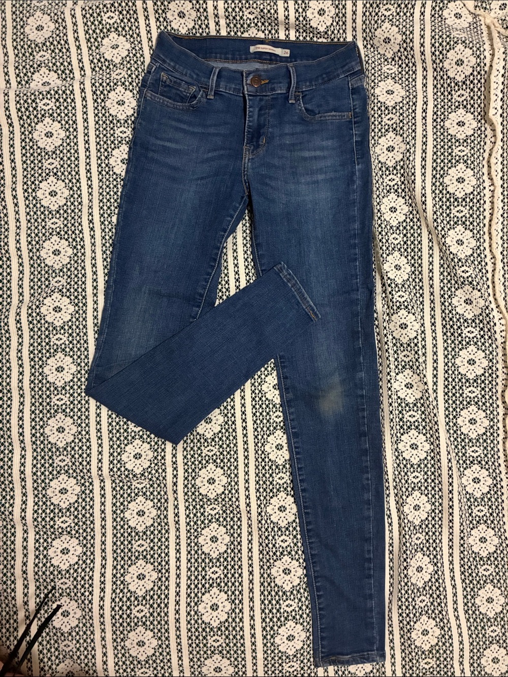 Levi’s Super Skinny Women’s Slim Stretch Jeans - Dark Blue